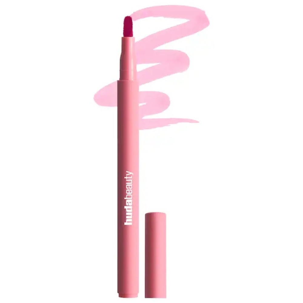 NWOT Huda Beauty Lip Contour Lip Stain for 12-Hour Wear in Baby Pink - Picture 1 of 8